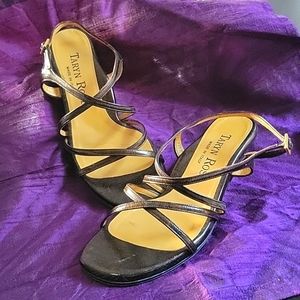 Taryn Rose made in Italy low heel sandals.